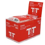 Plic cu 100 de filtre lungi pentru rulat tigari T&T Economy Regular Long 8/22 mm